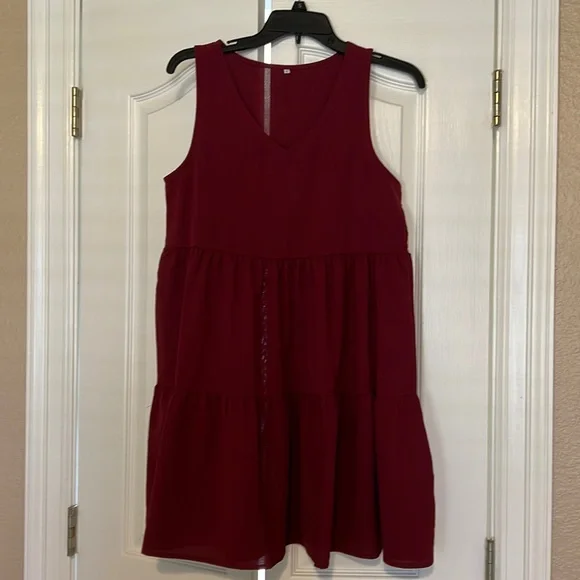 Dresses | Maroon Game Day Dress Size Small